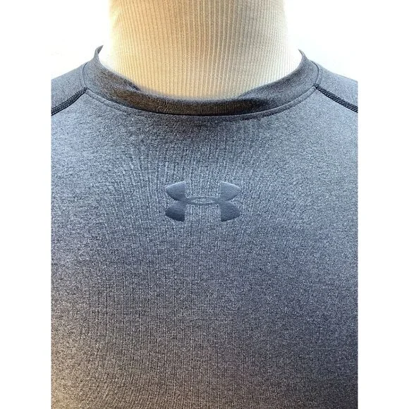 Under Armour Men's Grey Short Sleeve Athletic T-Shirt Size 2XL - Picture 2 of 7